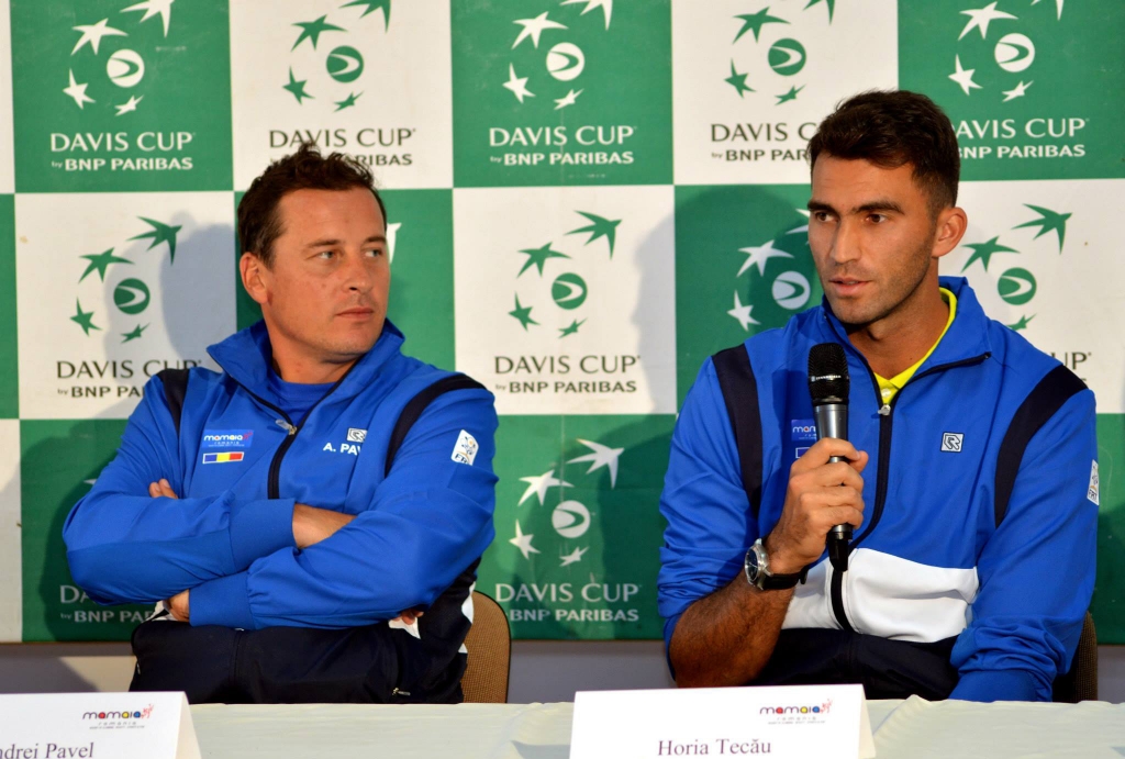 cupa davis romania slovacia conferinta de presa marti 14 iulie 1 la club Idu Mamaia