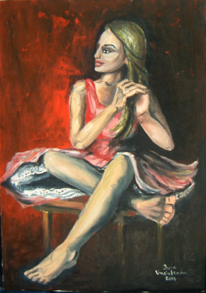 Balerina 2004 50-70 ulei pe panza