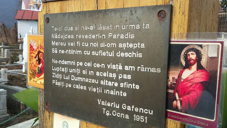 Gafencu catrene Sf Cruce Tg Ocna