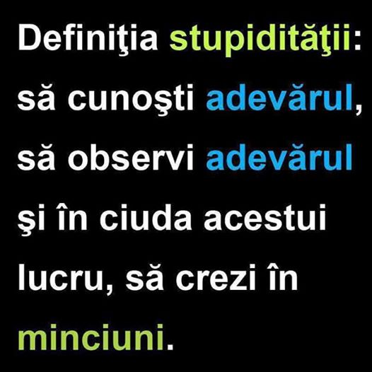 definitia STUPIDITATII