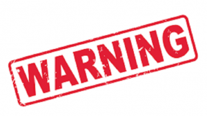 WARNING