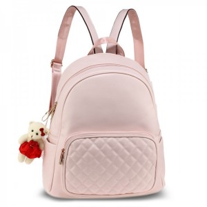 rucsac-din-piele-ecologica-roz-deschis-si-accesoriu-ursulet