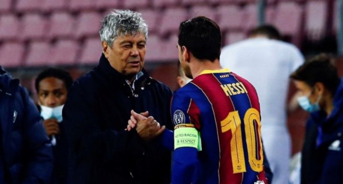 FOTO Mircea Lucescu, discuție cu Lionel Messi la finalul partidei – Ce i-a cerut antrenorul român vedetei Barcelonei – Fotbal