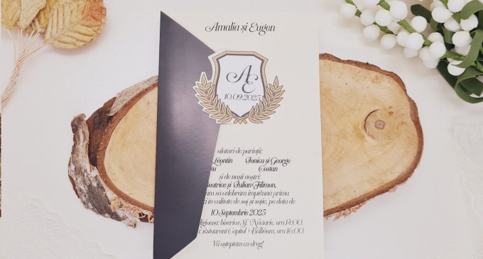 Invitatii de nunta elegante si personalizate pentru evenimentul vietii tale